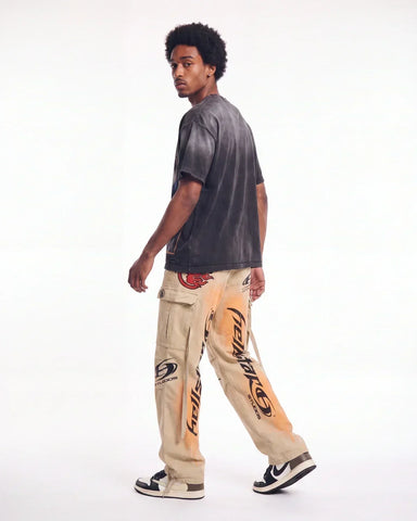 Hellstar Spray Paint Studio Cargos