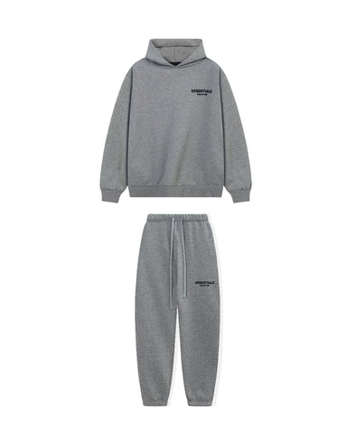 FOG Essentials Dark Grey Fleece Hoodie & Sweatpants Set