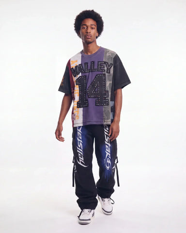 Hellstar Printed Cargo Pants Black