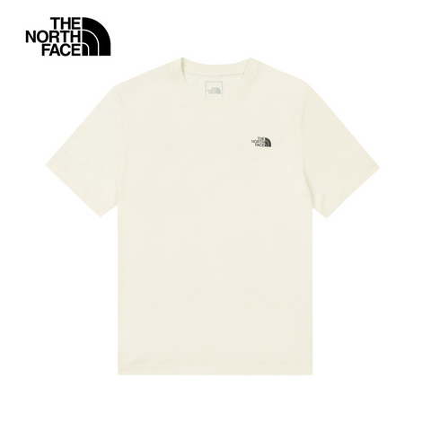 The North Face Men SS Immersed Outdoors Grid Tee Graphic - AP White Dune