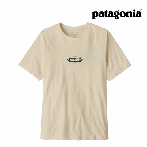 Patagonia Men '95 Oval Logo T-Shirt - Undyed Natural