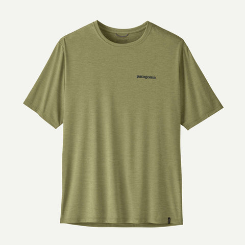 Patagonia Men Capilene® Cool Daily Shirt - Boardshort Logo - Gumtree Green - Light Gumtree Green X-Dye