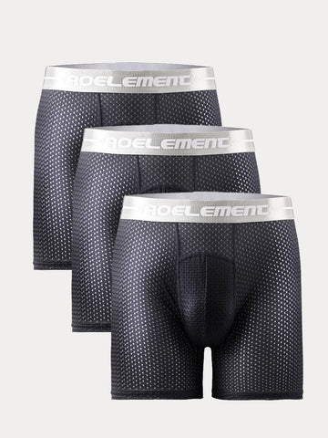 3-Pack Athletic Breathable Boxer Briefs