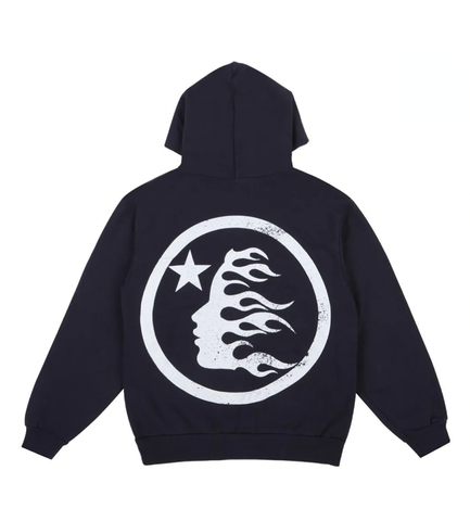 Hellstar Studios Basic Logo Hoodie Faded Black