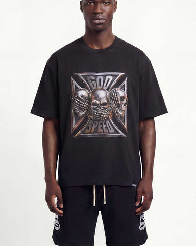 Godspeed Omerta Tee Black