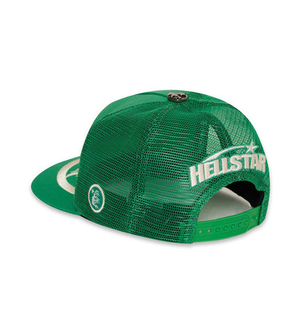 Hellstar Big Logo Trucker Hat Green (Snapback)
