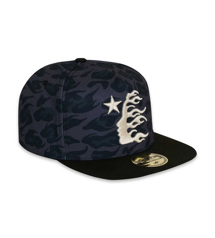 Hellstar Cheetah Print Hat Black (Snapback)
