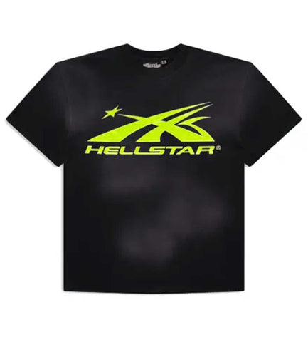 Hellstar Sport Logo Gel Tee Black/Green
