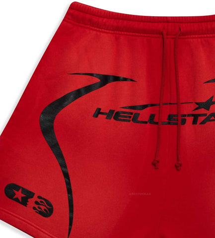 Hellstar Warm Up 7 on 7 Shorts Red