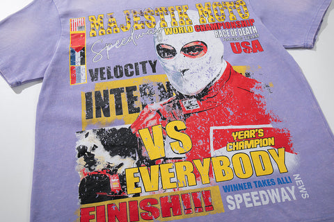 Majestik “Moto vs. Everybody” Vintage Wash Tee
