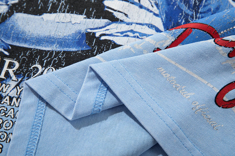Majestik “Moto Club World Tour” Vintage Wash Tee