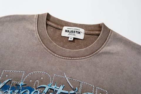 Majestik “Majestic Global” Vintage Wash Tee