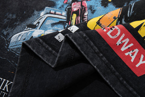 Majestik “Street Legends” Moto Vintage Tee（Black）