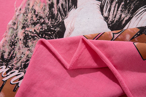 Majestik “Soul & Light in Darkness” Vintage Tee（Pink）