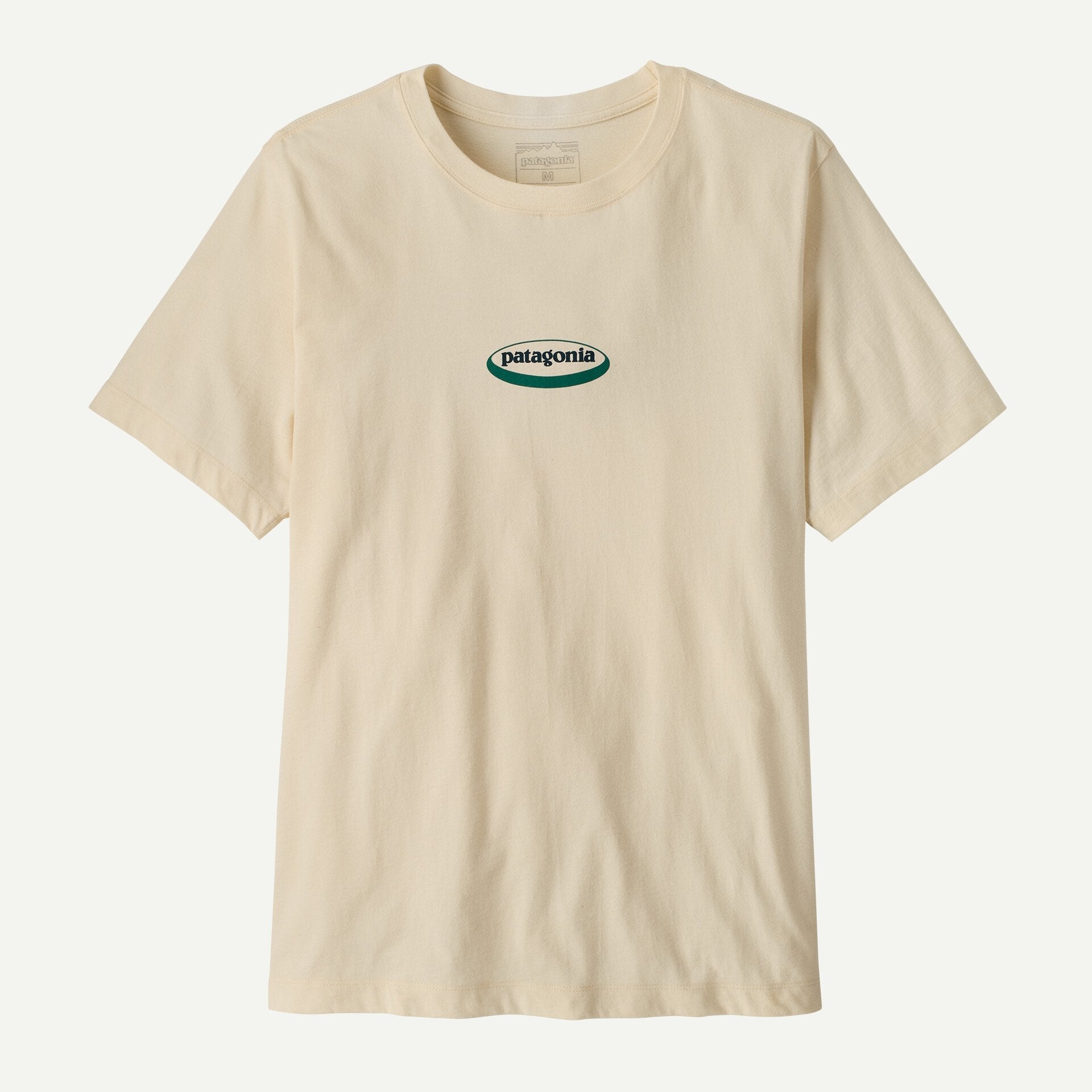 Patagonia Men '95 Oval Logo T-Shirt - Undyed Natural