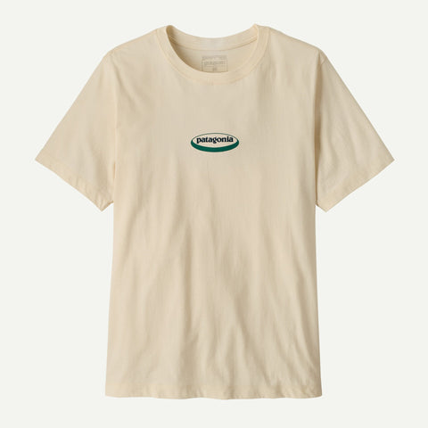 Patagonia Men '95 Oval Logo T-Shirt - Undyed Natural