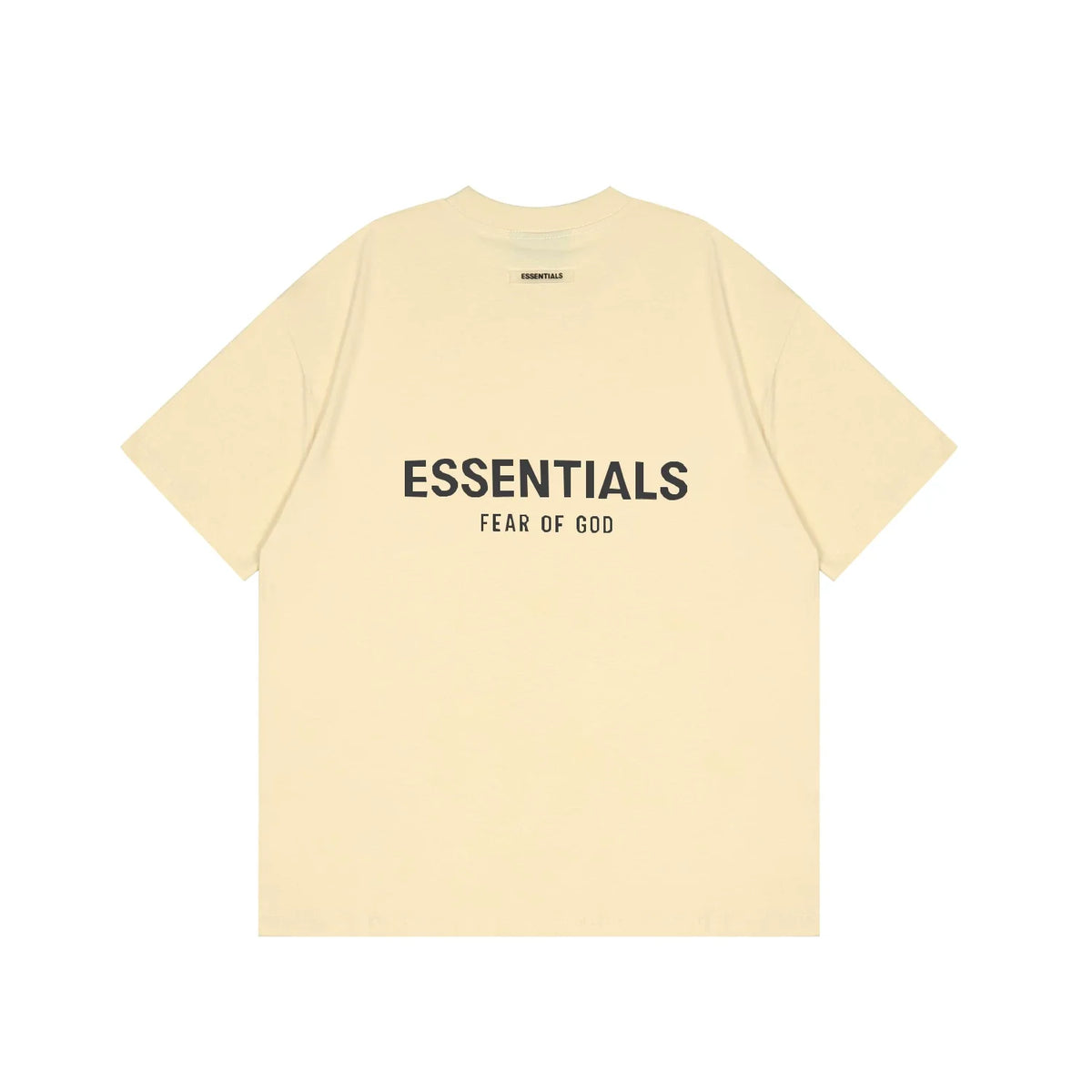FOG double-line ESSENTIALS short-sleeved T-shirt men European and American couples trendy brand round neck loose cleanfit half-sleeved women (14)