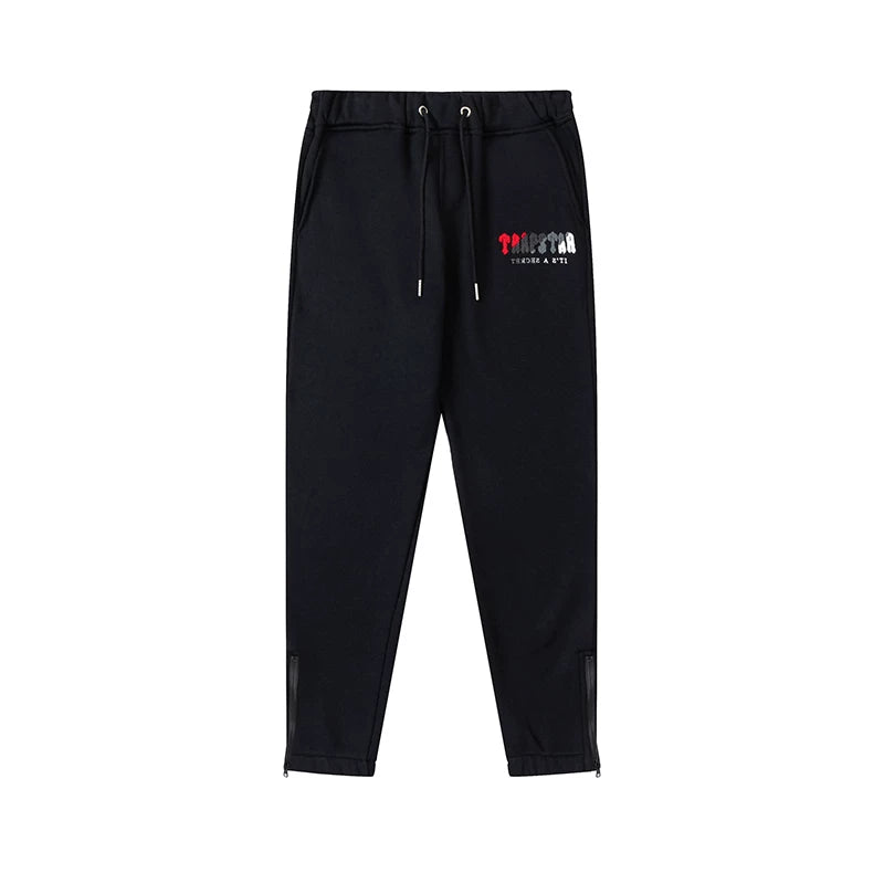 Trapstar niche trendy brand sweatshirt trousers sports leisure suit men and women couple autumn and winter plus velvet letter embroidery (17)
