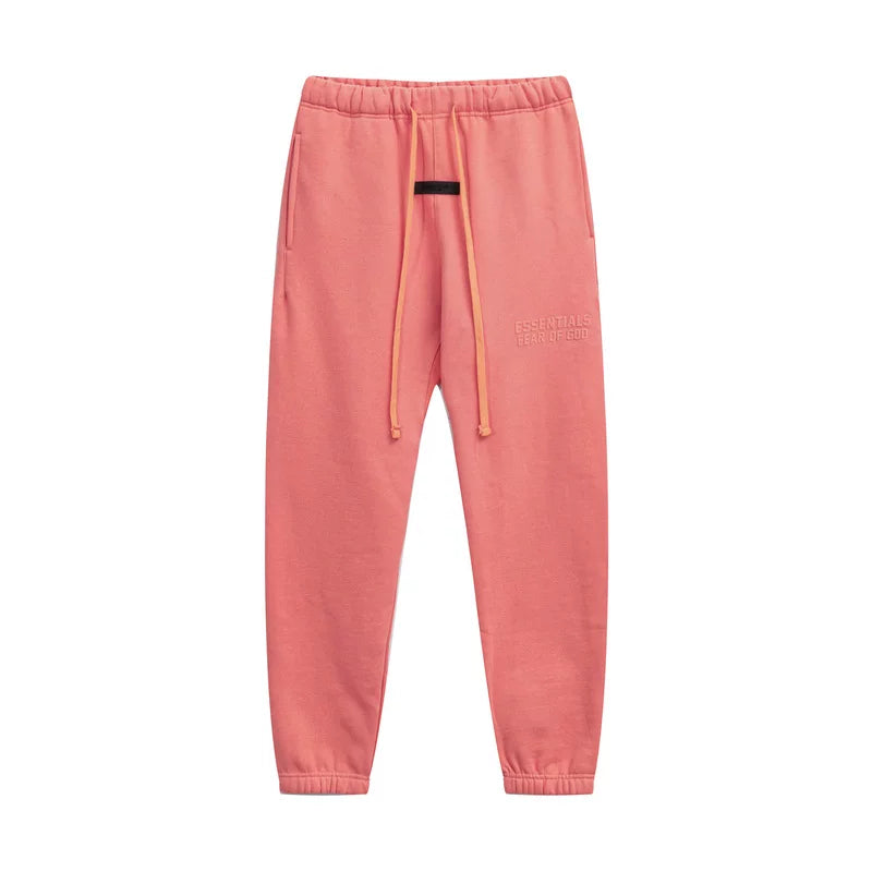 Fog autumn/winter hoodie, sweatpants, long pants with fleece hoodie, versatile letter essentials, loose and trendy ins top (47)