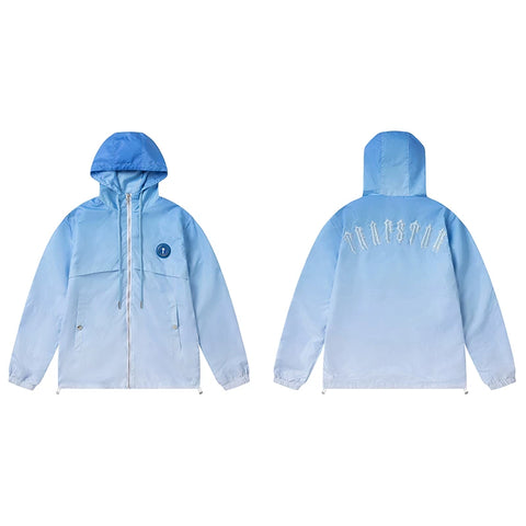 Cross border foreign trade autumn and winter Trapstar letter embroidery eagle zipper windbreaker hooded windbreaker men's and women's jacket jacket (6)