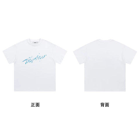 Trapstar short-sleeved T-shirt summer 2025 new letter print men and women casual loose round neck European and American trendy ins (29)
