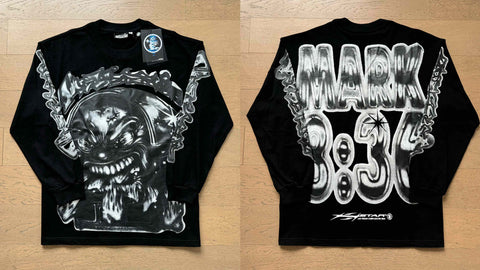 Hellstar "Marc 3:3" Graphic Long Sleeve Tee - Black