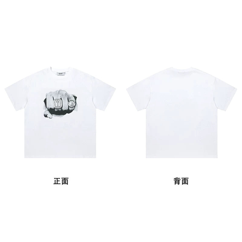 Trapstar short-sleeved T-shirt summer 2025 new letter print men and women casual loose round neck European and American trendy ins (42)