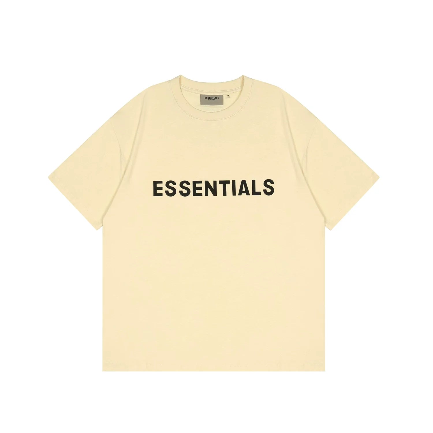 FOG double-line ESSENTIALS short-sleeved T-shirt men European and American couples trendy brand round neck loose cleanfit half-sleeved women (7)
