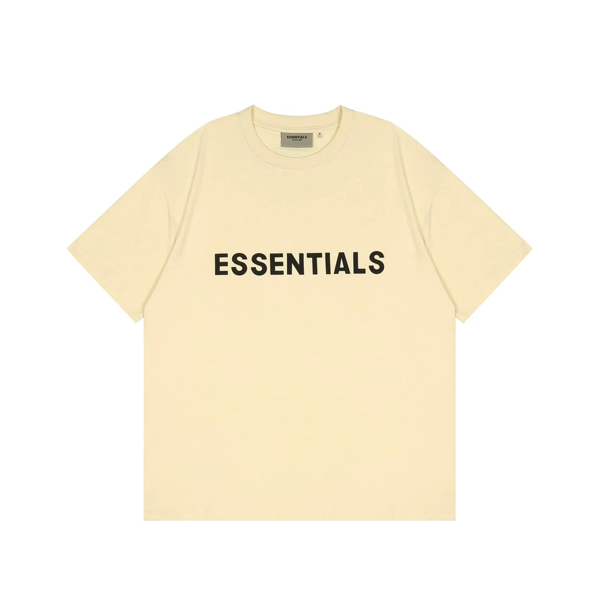 FOG double-line ESSENTIALS short-sleeved T-shirt men European and American couples trendy brand round neck loose cleanfit half-sleeved women (7)