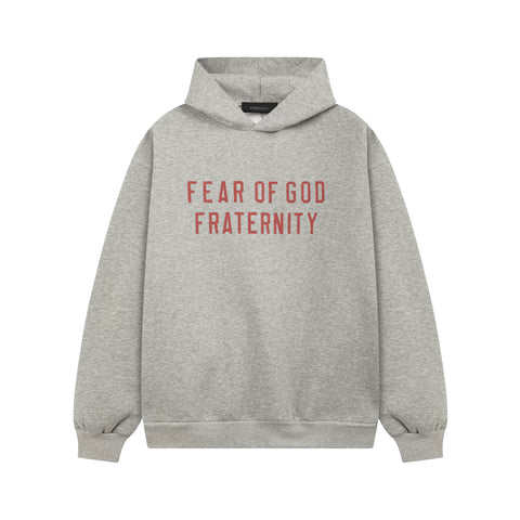 Fog autumn/winter hoodie, sweatpants, long pants with fleece hoodie, versatile letter essentials, loose and trendy ins top (15)