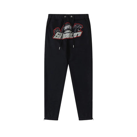 Trapstar niche trendy brand sweatshirt trousers sports leisure suit men and women couple autumn and winter plus velvet letter embroidery (25)