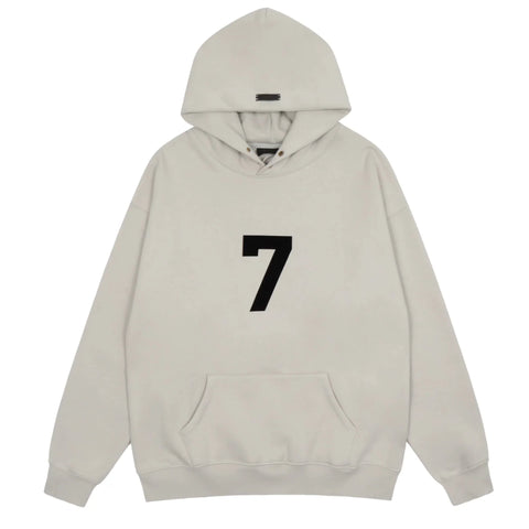 FOG double line heavyweight high street trendy brand hooded sweatshirt with plush loose sweatshirt jacket suitable for men and women, youthful and popular style (9)