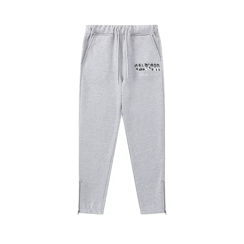 Trapstar niche trendy brand sweatshirt trousers sports leisure suit men and women couple autumn and winter plus velvet letter embroidery (49)