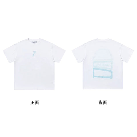 Trapstar short-sleeved T-shirt summer 2025 new letter print men and women casual loose round neck European and American trendy ins (27)