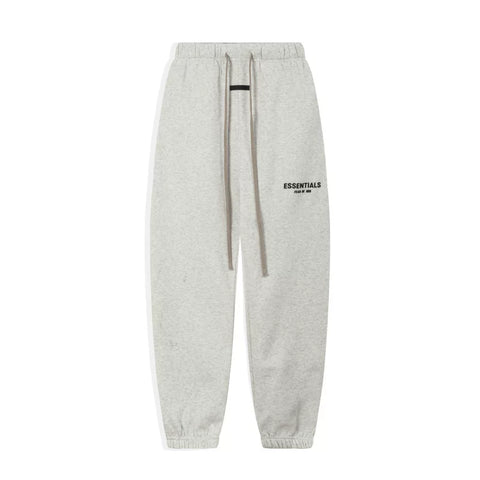 FOG ESSENTIALS Fashion High Street Letter Plush Autumn/Winter Casual Plush Hooded Sweatshirt Pants Set for Men (7)