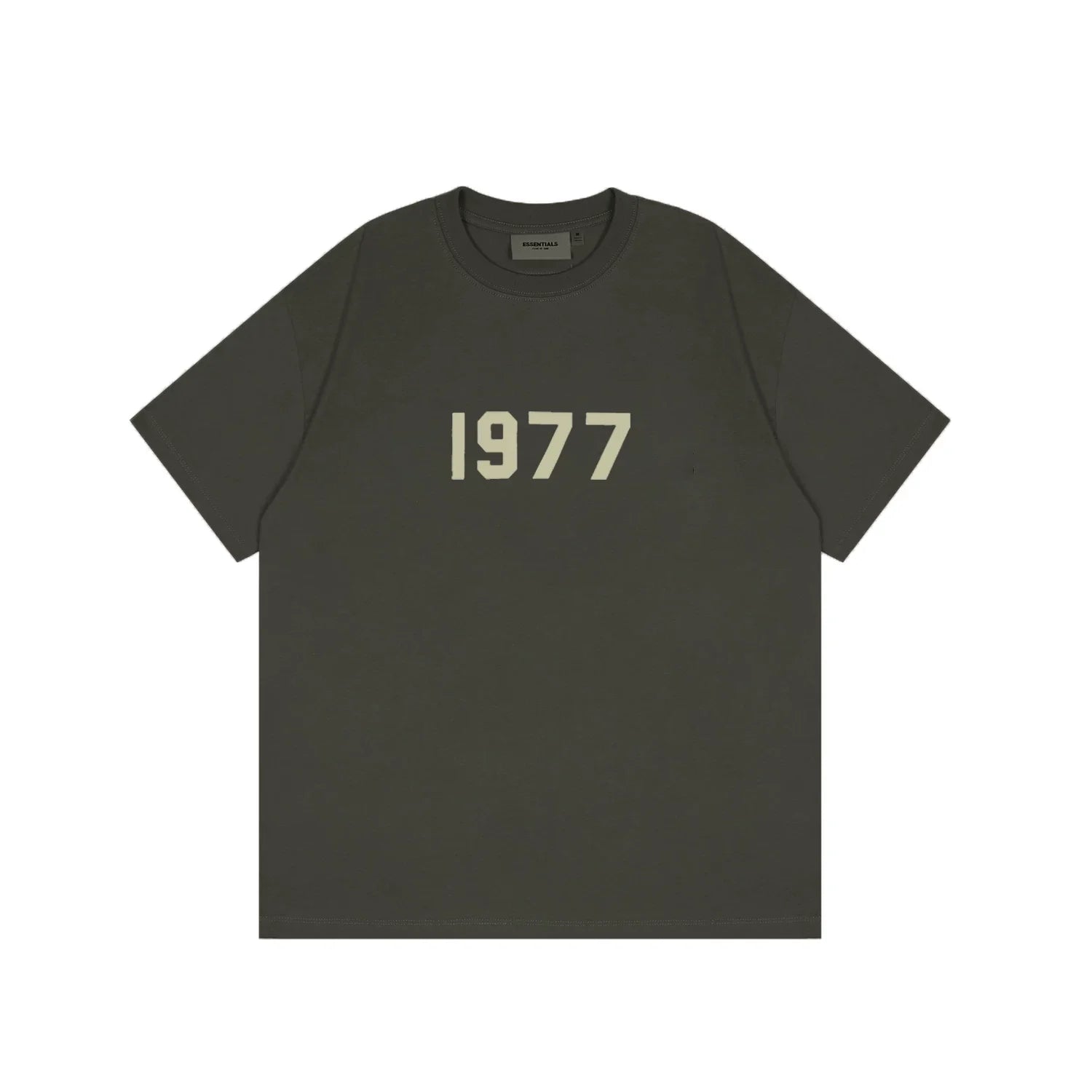FOG double-line ESSENTIALS short-sleeved T-shirt men European and American couples trendy brand round neck loose cleanfit half-sleeved women (19)