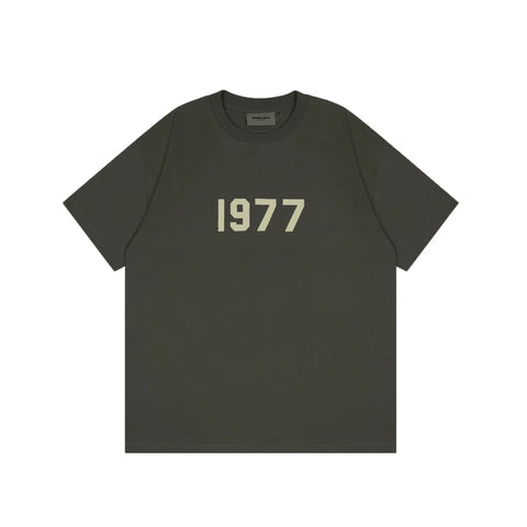 FOG double-line ESSENTIALS short-sleeved T-shirt men European and American couples trendy brand round neck loose cleanfit half-sleeved women (19)