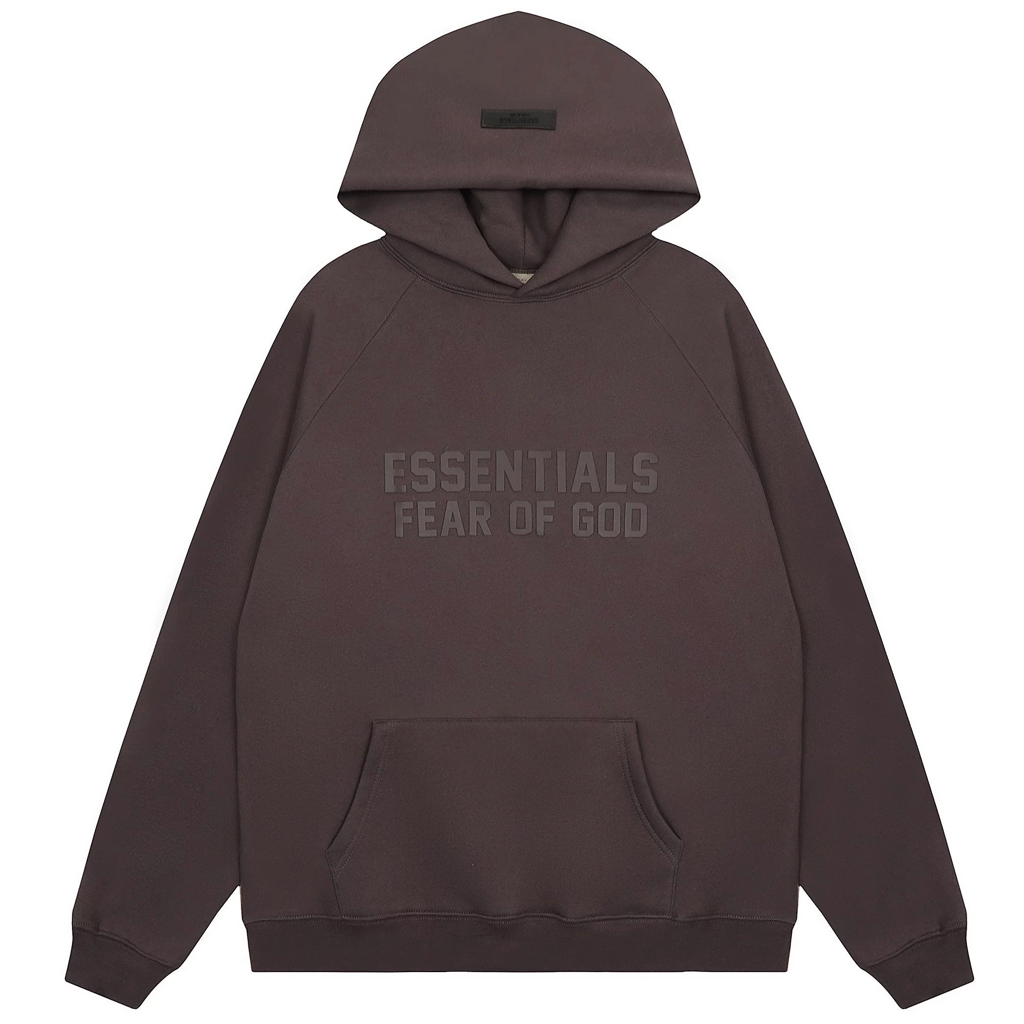 FOG double line heavyweight high street trendy brand hooded sweatshirt with plush loose sweatshirt jacket suitable for men and women, youthful and popular style (41)