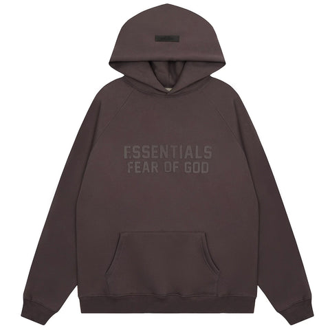 FOG double line heavyweight high street trendy brand hooded sweatshirt with plush loose sweatshirt jacket suitable for men and women, youthful and popular style (41)