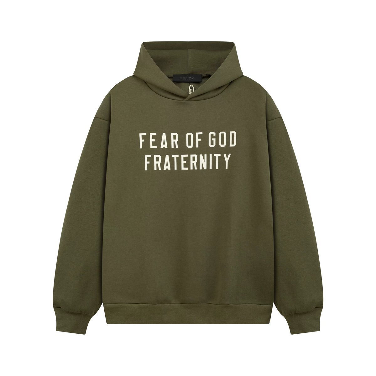 Fog autumn/winter hoodie, sweatpants, long pants with fleece hoodie, versatile letter essentials, loose and trendy ins top (13)