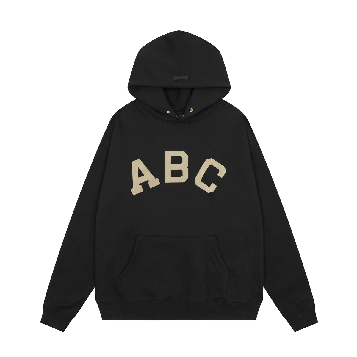 FOG double line heavyweight high street trendy brand hooded sweatshirt with plush loose sweatshirt jacket suitable for men and women, youthful and popular style (5)
