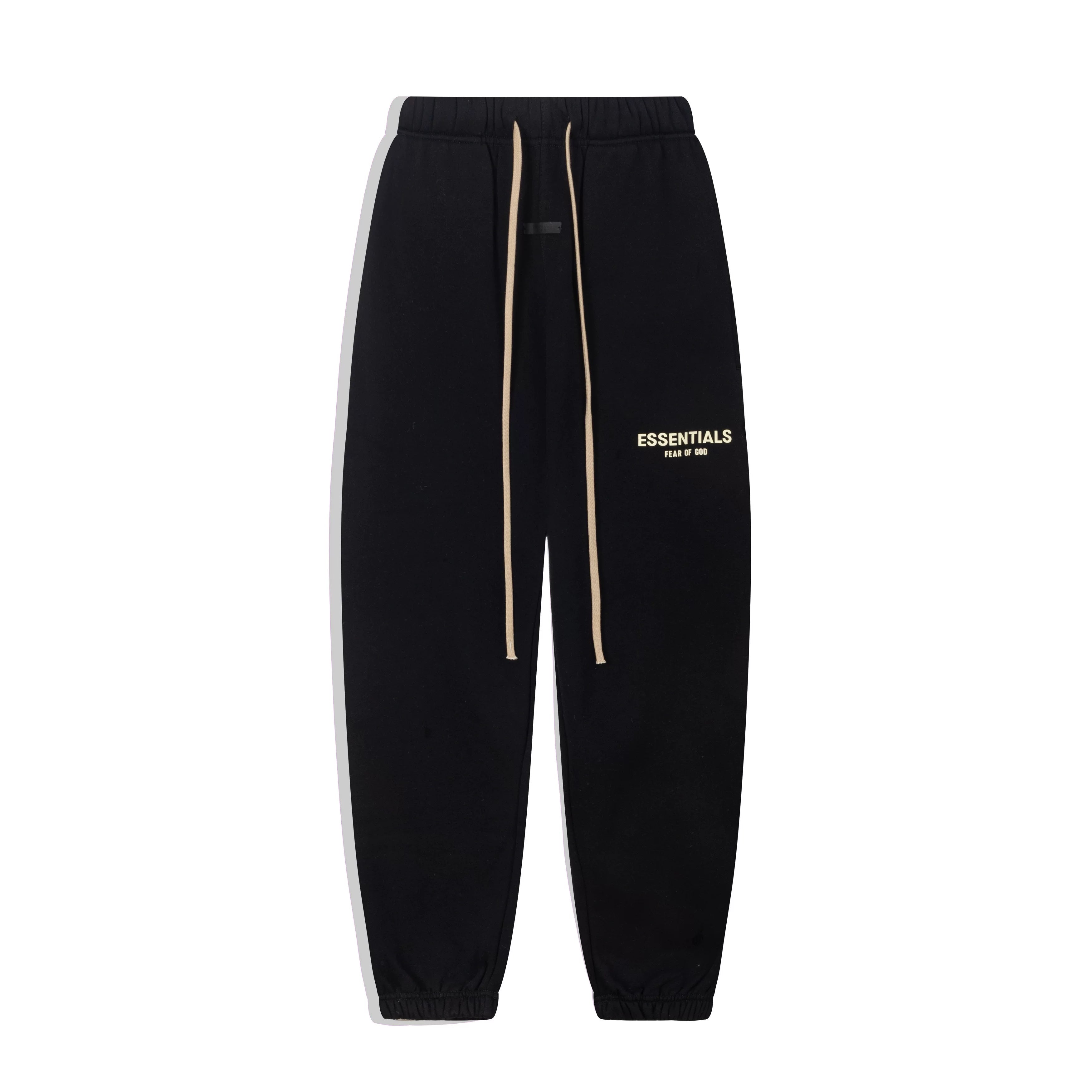 Fog autumn/winter hoodie, sweatpants, long pants with fleece hoodie, versatile letter essentials, loose and trendy ins top (2)