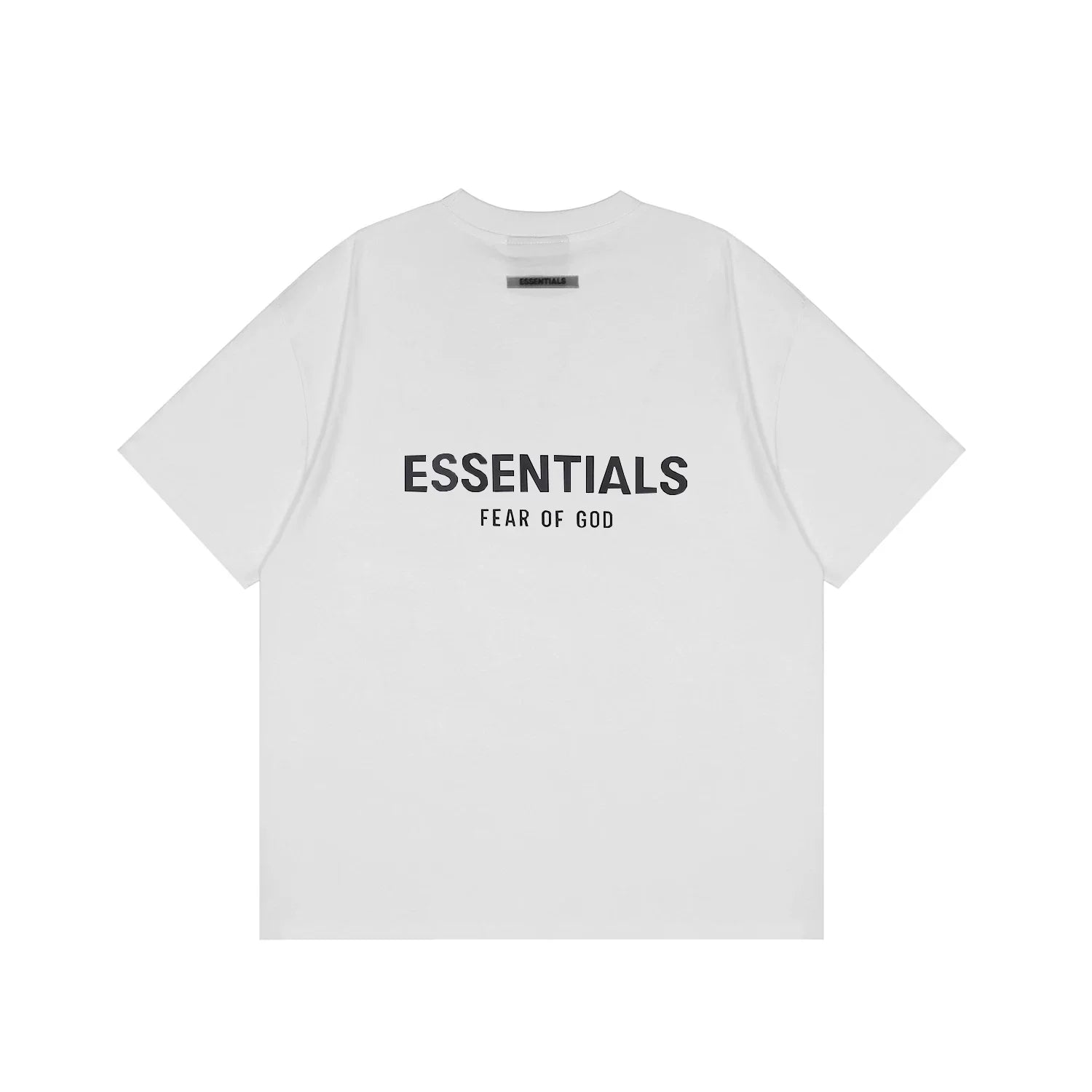 FOG double-line ESSENTIALS short-sleeved T-shirt men European and American couples trendy brand round neck loose cleanfit half-sleeved women (12)