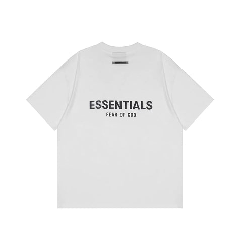 FOG double-line ESSENTIALS short-sleeved T-shirt men European and American couples trendy brand round neck loose cleanfit half-sleeved women (12)