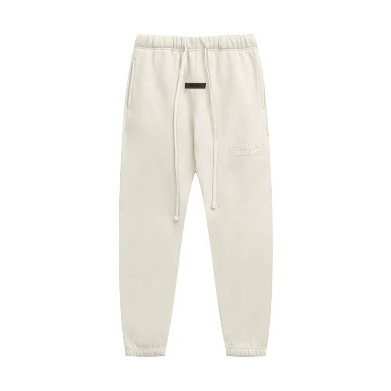 Fog autumn/winter hoodie, sweatpants, long pants with fleece hoodie, versatile letter essentials, loose and trendy ins top (46)