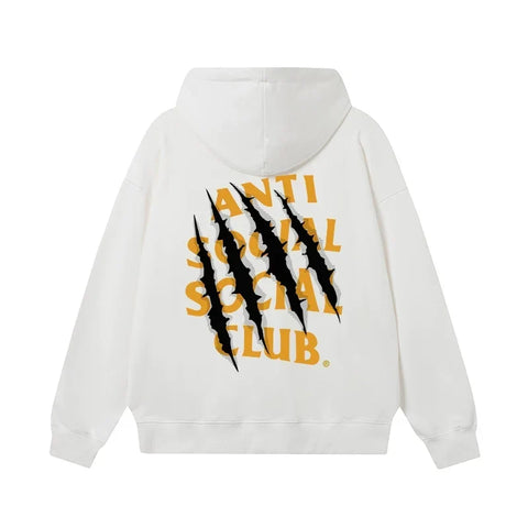Anti Social Social Club Claw Slash Logo Hoodie - White