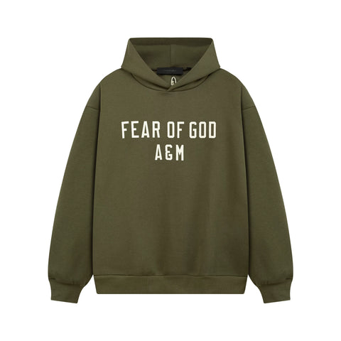 Fog autumn/winter hoodie, sweatpants, long pants with fleece hoodie, versatile letter essentials, loose and trendy ins top (8)
