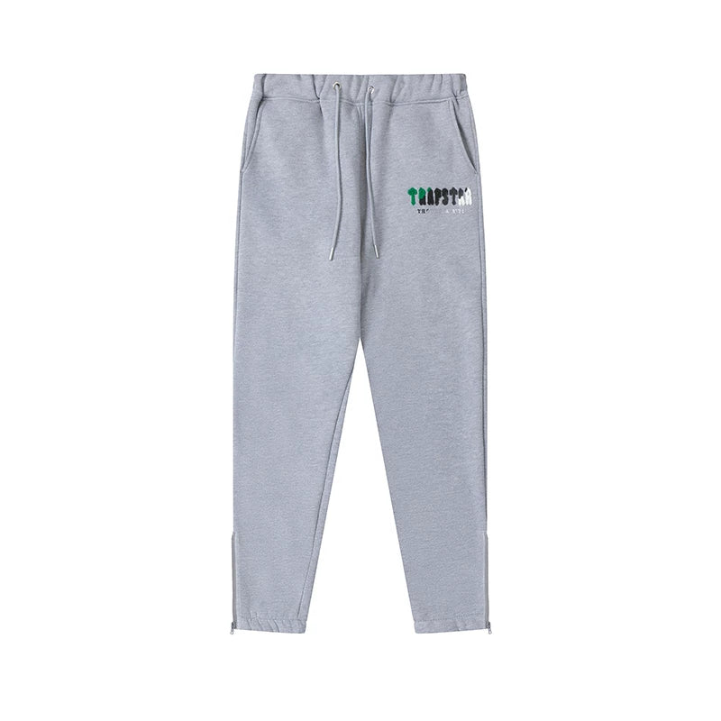 Trapstar niche trendy brand sweatshirt trousers sports leisure suit men and women couple autumn and winter plus velvet letter embroidery (23)