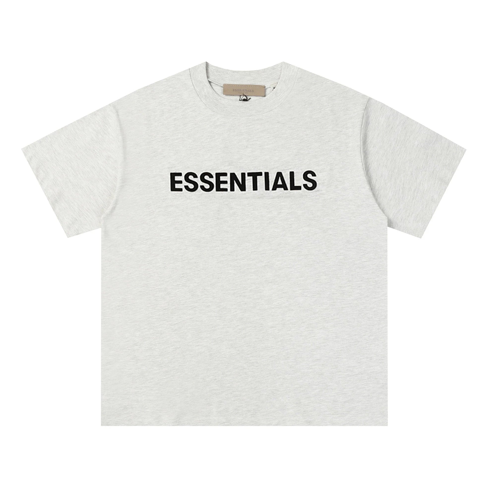 FOG double-line ESSENTIALS short-sleeved T-shirt men European and American couples trendy brand round neck loose cleanfit half-sleeved women (9)
