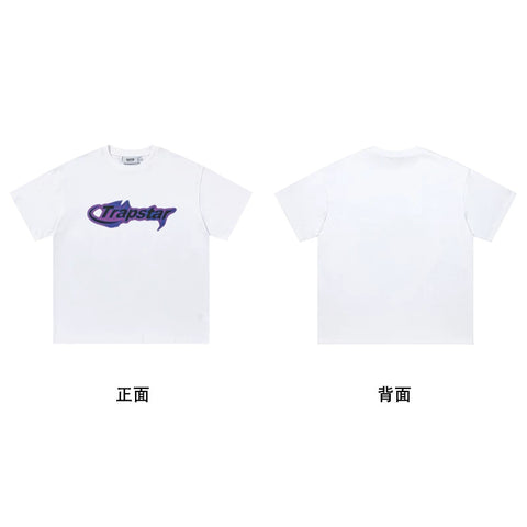 Trapstar short-sleeved T-shirt summer 2025 new letter print men and women casual loose round neck European and American trendy ins (39)